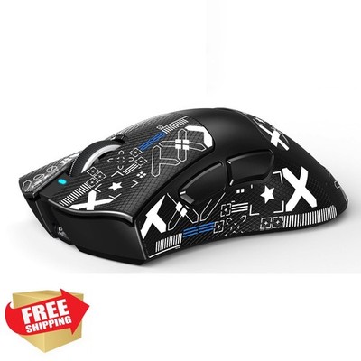 MAMBASNAKE Attack Shark V3 Wireless Mouse Black Griptape