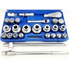 Toolzone SS301 3/4" Drive Socket Set 26pc Metric 21-65mm Heavy Duty Automotive