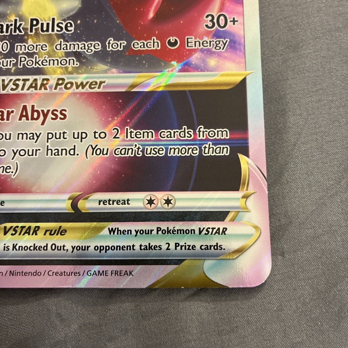 JUMBO Darkrai VSTAR 099/189 Ultra Rare Holo Pokémon OVERSIZED | eBay
