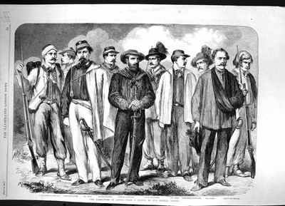 Alt 1860 Befreier Sizilien Garibaldi Bixio Carini Turr Cacciatore Alp Viktorianisch