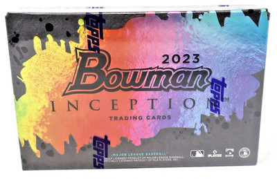 2023 Bowman Inception Baseball Hobby Box Topps MLB 2 Autographed Card Parallel