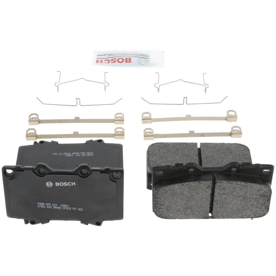 Juego de pastillas de freno delanteras BC772 Bosch 2 ruedas para Lexus LX470 Toyota Land Cruiser Foto 4 de 4