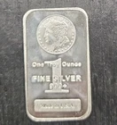 1 oz. Highland Mint Silver Bar - Morgan Dollar Design .999+ Fine