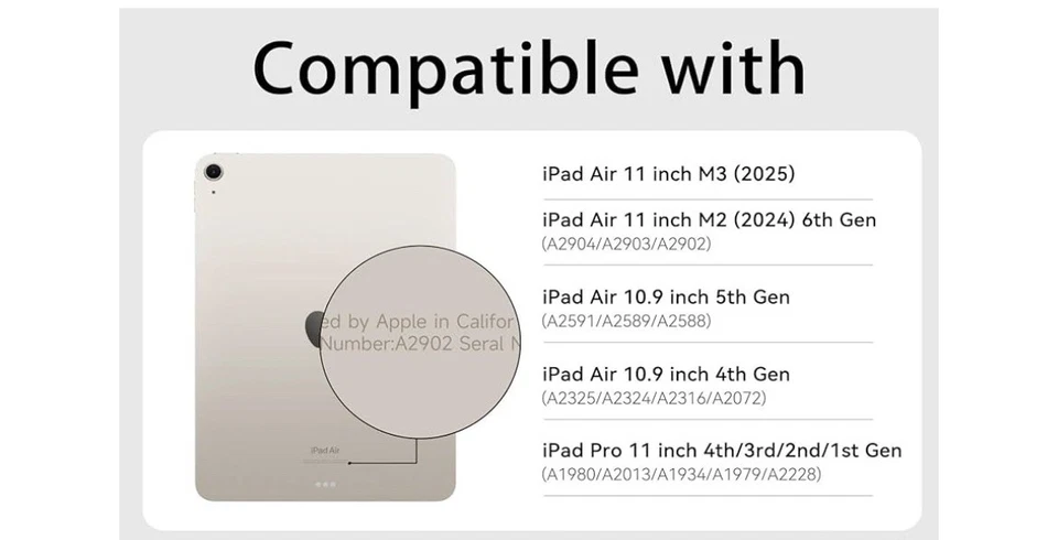 Hou Mate-8 Mate Keyboard Case iPad Air White Wireless Keyboard - Image 2 of 4