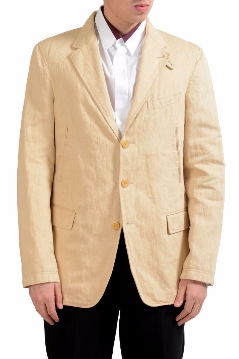 Gianfranco Ferre Mens Linen Blazer Sport Coat US 40 IT 50 21090₽