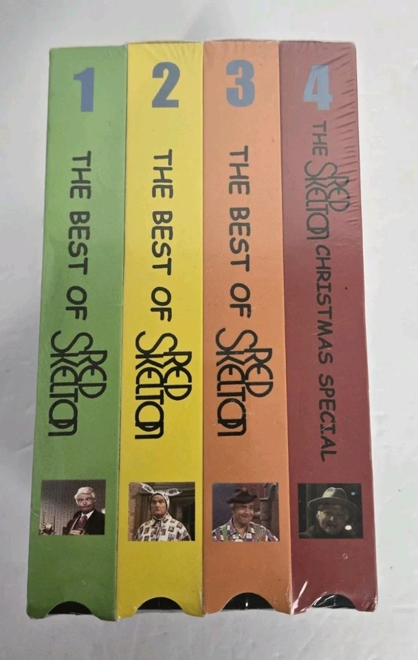 Red Skelton VHS Tape VCR The Best Of 4 Tape Set New And Sealed  - Image 2 of 4