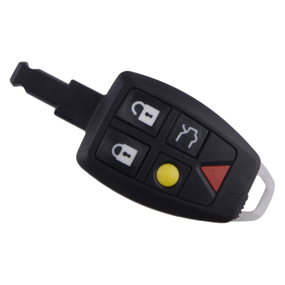 Black 5Buttons Remote Key Shell Case Fob fit for Volvo C30 C70 S40 V50 - Image 4 of 4