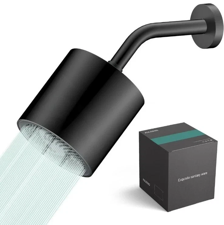 5" Rainfall Shower Head Thickened Shower Head with Anti-Clog Rubber Jets