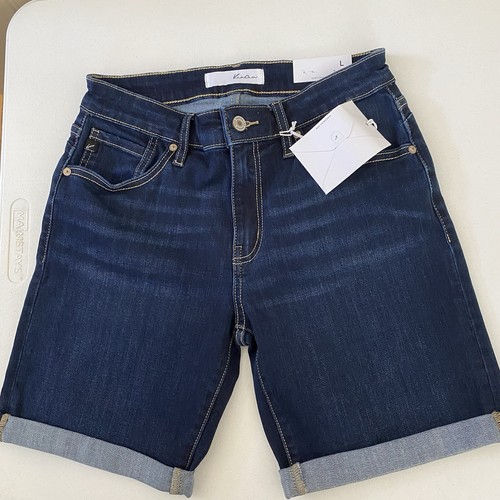 Kancan Womens mid rise denim shorts size large - Picture 2 of 11
