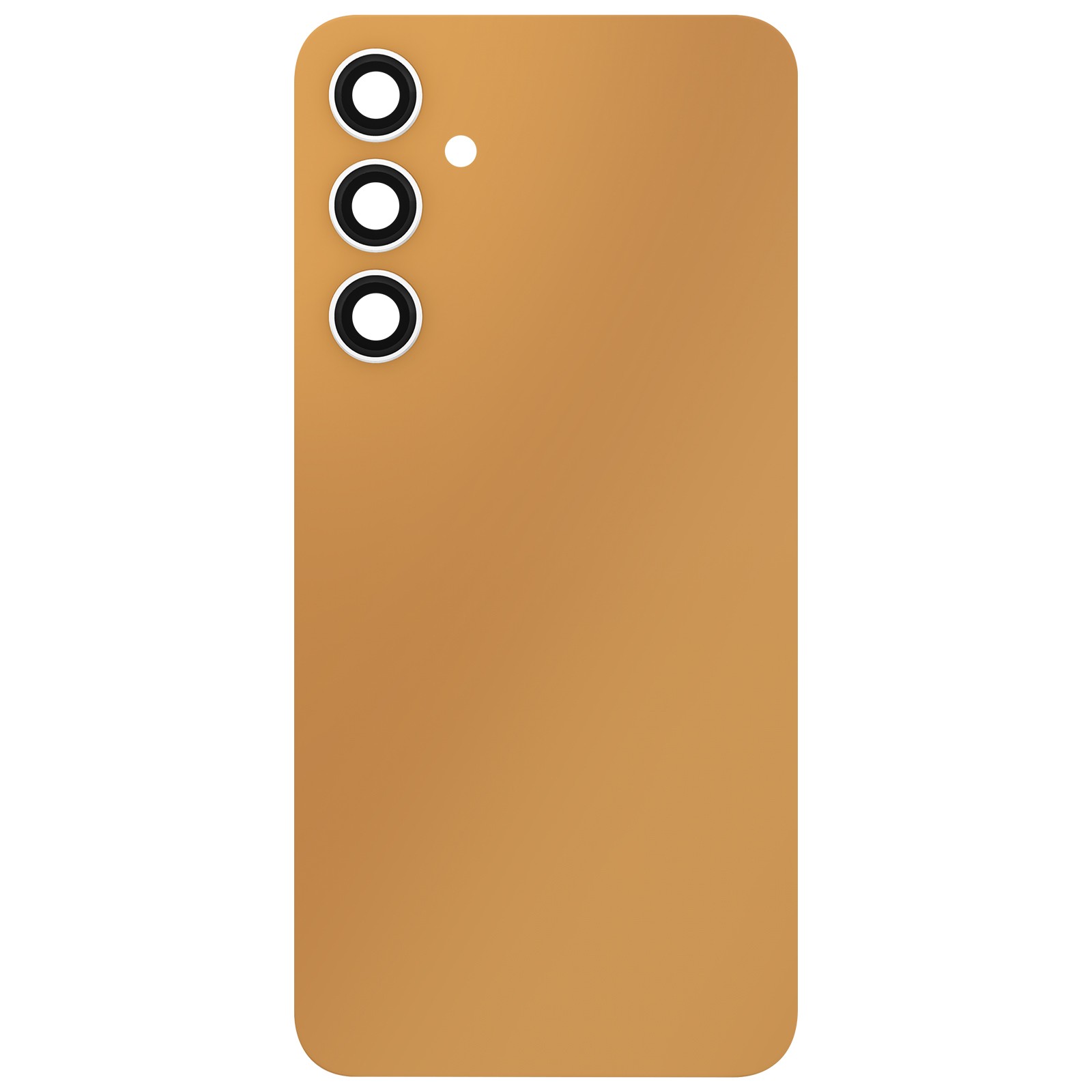 Cache batterie Galaxy S23 FE orange avec adhésif puissant haute résistance