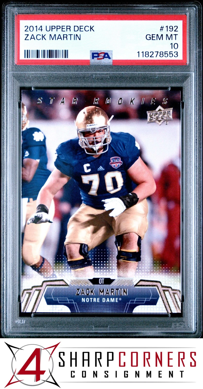 Zack Martin Upper Deck #192 Base