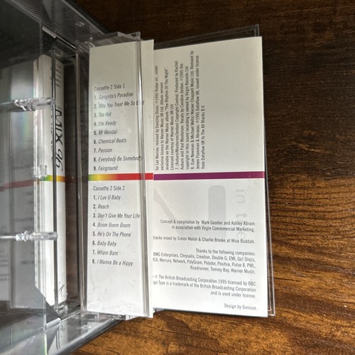 VARIOUS ARTISTS - CASSETTE TAPE X 2 - IN THE MIX 96 tested excellent condition - Picture 6 of 7