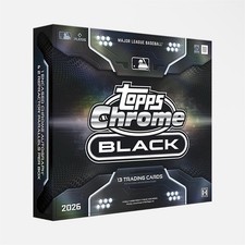 3 BOXES OF 2026 Topps Chrome® Black Baseball CONFIRMED PRESALE!! 