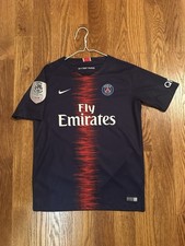 PSG 2018-19 Home Jersey 7 Mbapp : Kids Size XL Excellent Condition