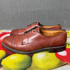 Allen Edmonds Fairgate Mens 11.5D Brown Leather Oxford Dress Shoes