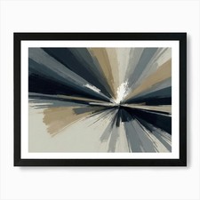 Abstract Painting hamptons 3 Art Pr Framed Wall Art Poster Canvas Print Picture