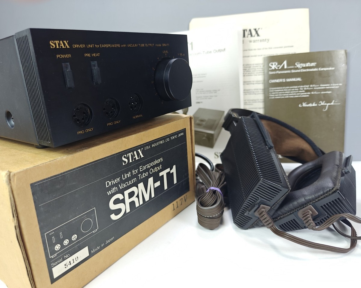 STAX SRM-T1 STAX SR-LAMBDA SIGNATURE Headphones & Amplifier LEGEND