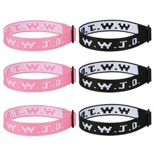 6PCS WWJD Bracelet for Women Men, Christian Gifts Wristbands, WWJD Rubber Bra...