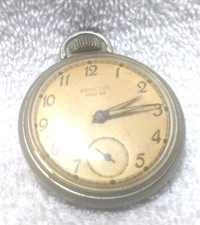 Westlock Pocket Watch Pocket Ben Multi-Dial Silver Case Needs Service