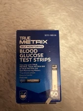 True Metrix Glucose Test Strips 50 Count FRESHEST 07/2026