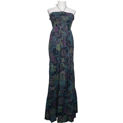 Oasis Jeans, Maxikleid, Größe: 36/38, Blau/Lila/Grün/Mehrfarbig, Baumwolle #Buz