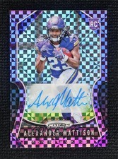 2019 Panini Prizm Rookies Purple Power 11/49 Alexander Mattison #331 Auto 4f5