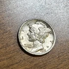 1916 P Mercury Silver Dime AU+