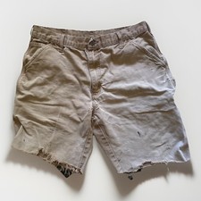 Vintage carhartt men s cutoff shorts size 35 x 9