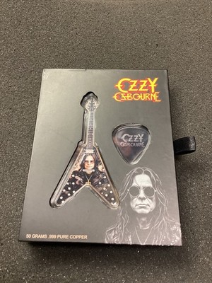 Ozzy Osborne 50 Gram/ Pick 4.6 Gr .999 Pure Copper Collectible