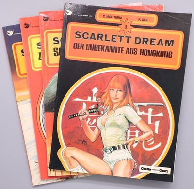 Scarlett Dream 1-4 komplett SC Krimi Comic Album Carlsen Special Verlag