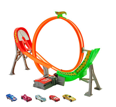 3 Hot Wheels Action Power Shift Motorized Raceway Track 