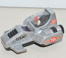 Vintage MARZ KARZ SPACE SLED Diecast Space Vehicle Hong Kong 1980s 3.5" Long