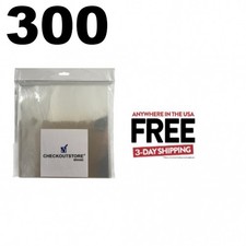 300 Clear Plastic OPP f10" Vinyl 78 RPM Records Budget Outer Sleeves 1-3 DAY