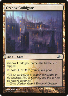 Orzhov Guildgate #153 (LP) Dragon's Maze DGM Magic MTG
