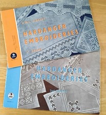 Vintage Lot of 2 DMC Hardanger Embroideries 1...