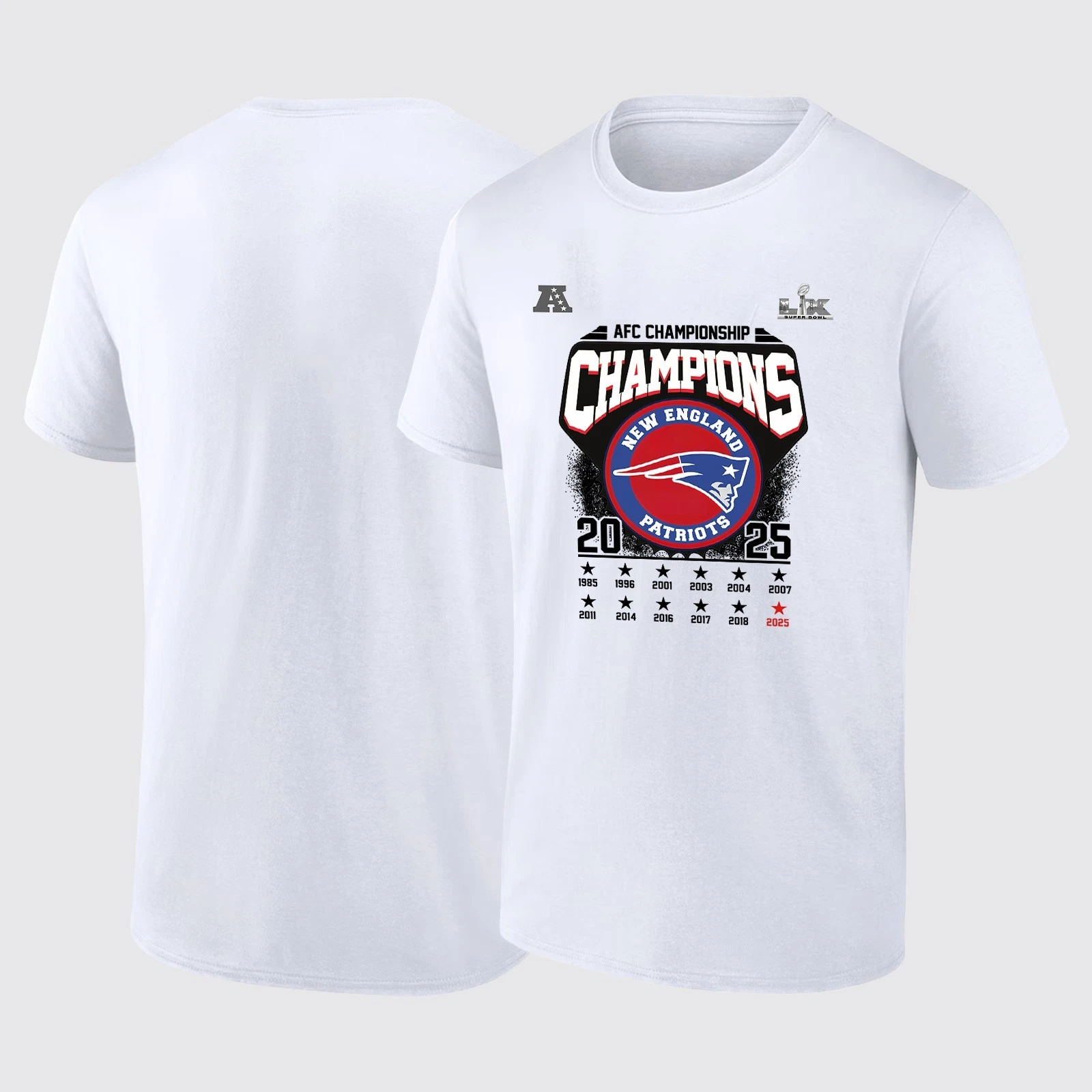 AFC Championship 2025 New England Patriots TShirt