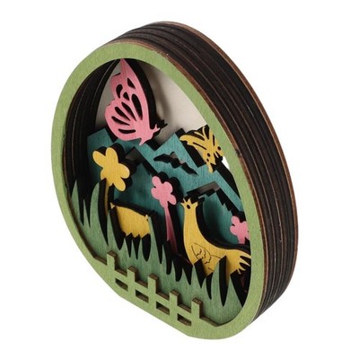 Ostereier Aus Holz Frühlings-tischdekorationen Wooden Easter Eggs