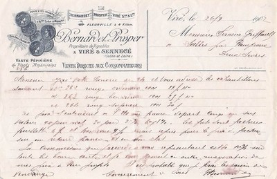 71 Fleurville Winzer BERNARDET PROSPER 1902