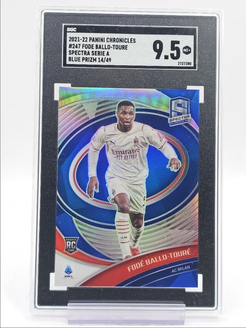 FODE BALLO-TOURE 2021 CHRONICLES SPECTRA ROOKIE BLUE RC /49 SGC 9.5 Q3562
