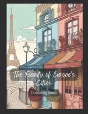 Coloring book: The Beauty of Europe's Cities by Creative Canvas Printings Paperb