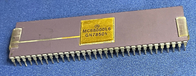 MC68000L6 CPU MOTOROLA VINTAGE 1983/85 64-Pin 68000 16-Bit