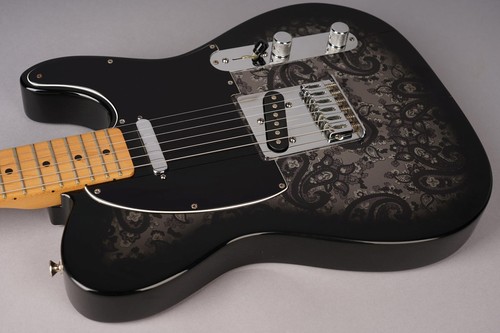 Fender FSR Black Paisley Telecaster - 2012 - Black w/HSC - Picture 12 of 18