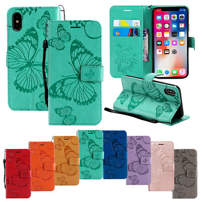 Flip Pattern Leather Wallet Shockproof Case For iPhone 17 Pro Max 16 15 14 13 12