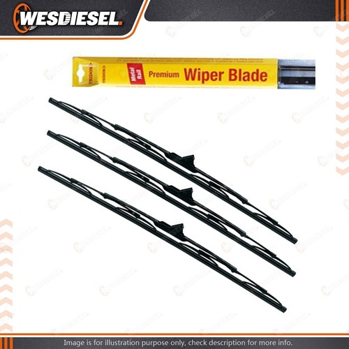 Tridon Wiper Complete Blade Set fits Toyota Camry 04/1983 - 04/1987 - Picture 2 of 2