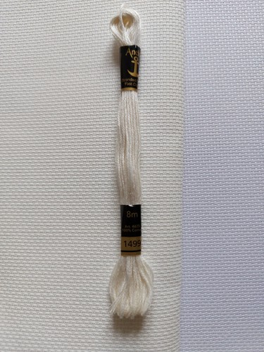 AIDA 14 COUNT ANTIQUE WHITE PALE IVORY CROSS STITCH FABRIC MATERIAL *10% OFF 3+* - Picture 3 of 3