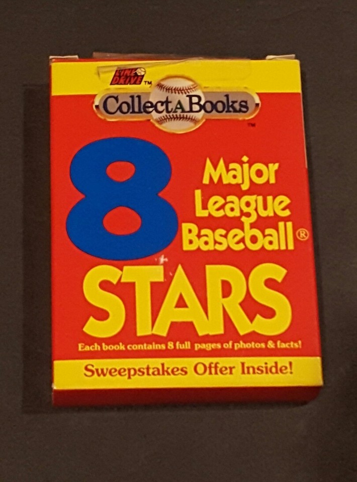 1991 Line Drive CollectABooks Baseball Box 8 card's great condition