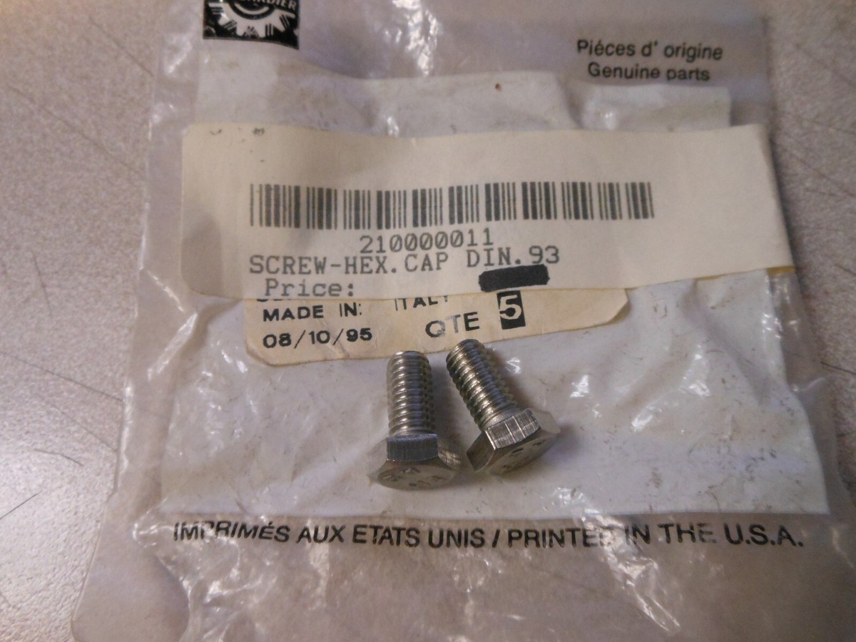 NOS Sea-Doo M6X12 Hex Screw 1996 XP 1996-1998 SPX 1996 SP