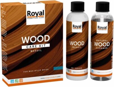 Oranje / Royal Wax Oil Wood Care Kit + Cleaner - 2x250ml