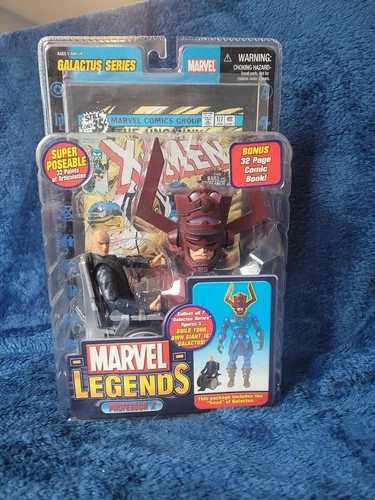 Figura de acción Marvel Legends Galactus Series Professor X BAF 2005 NUEVA SELLADA