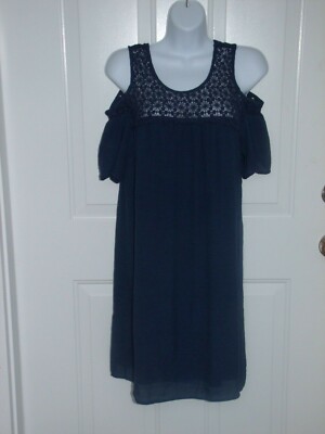 blue lover venus dress R&M Richards 3198P Long Formal Petite Lace Dress